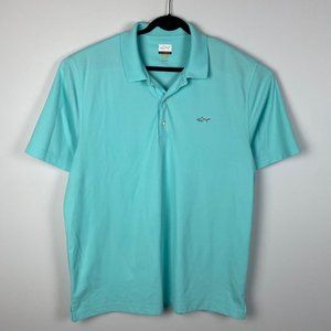 Greg Norman Polo Men's Play Dry Green Golf Shirt 2XL